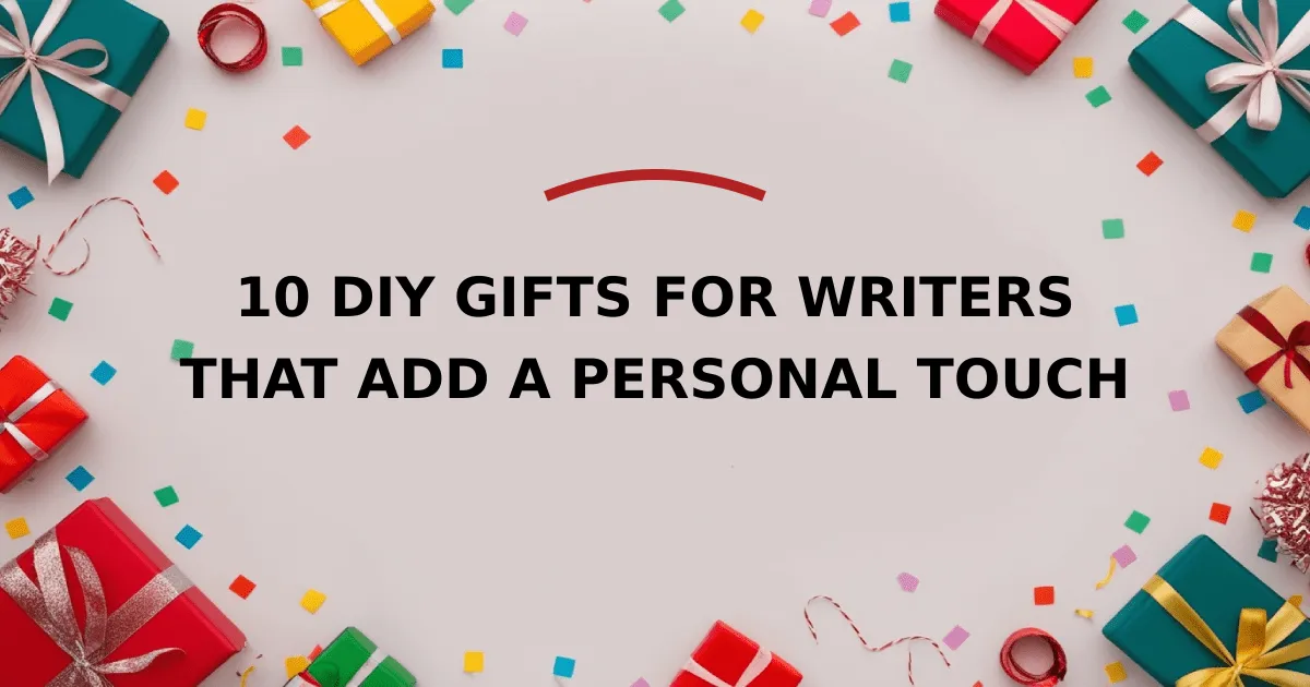 10 DIY Gifts for Writers That Add a Personal Touch